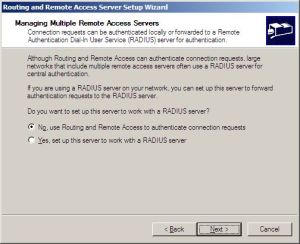 Managing Multiple Remote Access Servers